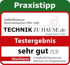 Friteuza cu aer cald Rommelsbacher FRH 1500 5L Tehnologie Hot Air Convection - Img 7