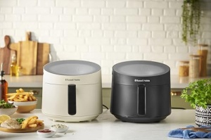 Friteuza cu aer cald Russell Hobbs 5L [10 programe|cu fereastra de vizualizare] AirFryer (friteuza fara ulei, prajit, gratar, prajit, coacere, max 200degC, poate fi folosita pentru masina de vase, smantana) SatisFry Panoramic 27421-56 - Img 11