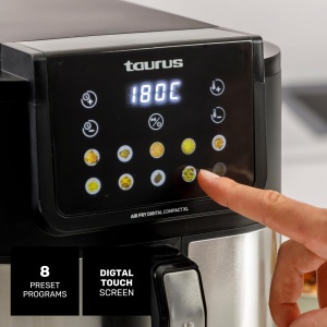 Friteuza cu aer cald Taurus 1700W, 8L, 8 programe, design compact - Img 3