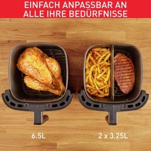 Friteuza cu aer cald Tefal Easy Fry Grill XXL EY8018, 6.5L, 8 programe - Img 5