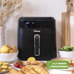 Friteuza cu aer cald Tristar FR-6999, 6L, 10 programe, Negru - Img 2