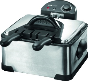 Friteuza cu ulei Clatronic FR 3195, 4L, 2000W, 2 cosuri