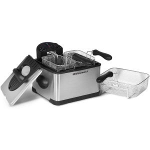Friteuza electrica Elite Gourmet EDF-401T, 4,2 l, 1700 W, inox