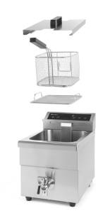 Friteuza electrica HENDI 8L 3500W cu control temperatura si protectie supraincalzire - Img 3