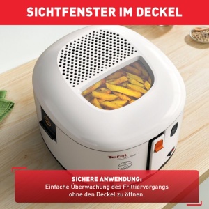 Friteuza Tefal FF1631 Filtra One | 1.900 W | Capacitate 1,2 kg | Sistem de ulei curat | Strecuratoare pentru reziduuri de prajit | Izolat termic | Alb sigur pentru masina de spalat vase - Img 4