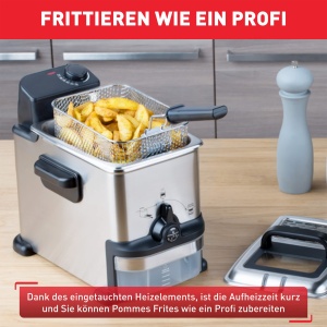 Friteuza Tefal Oleoclean Compact FR7016 2L Filtrare Automata NegruInox - Img 2