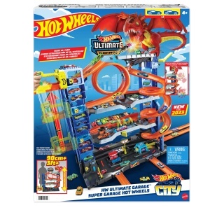 Garaj Hot Wheels Ultimativ HKX48 cu 4 Niveluri, 2 Masini, pentru Copii de la 5 Ani - Img 6