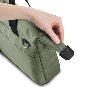 Geanta laptop Hama Ultimate Verde 141 inch impermeabila cu organizator - Img 7