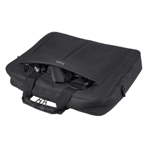Geanta pentru laptop Trust Primo 16 inch, geanta cu curea de umar, geanta cu captuseala interioara pentru protectie, geanta de umar pentru calatorii, afaceri, birou, scoala - negru - Img 10