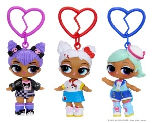 Geanta Plush L.O.L. Surprise Loves Hello Kitty, Wendabila, cu 7 Surprize - Img 7