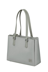 Geanta umar Samsonite Essentially Karissa, 3 compartimente, 34 cm, Gri