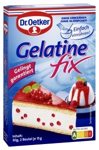 Gelatina Dr. Oetker Fix, 12 x 30 g, Gelier si Bindemittel pentru Deserturi