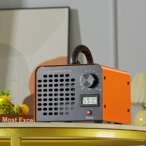 Generator de ozon VEVOR 12000mg/h Ozonizator 80W Purificator de aer 300m^2 Dispozitiv de ozon Renovarea cladirii Temporizator 0-120 minute Deodorizator Generator de ozon Indicator de umiditate Monitorizare inteligenta a climatului interior - Img 8