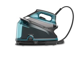 Generatorul de abur Rowenta DG7623 Compact Steam Pro | Presiunea pompei de 6,3 bar | Explozie: 325 g/min | rezervor de apa detasabil de 1,1 litri | Varf de precizie | Albastru/Negru - Img 11