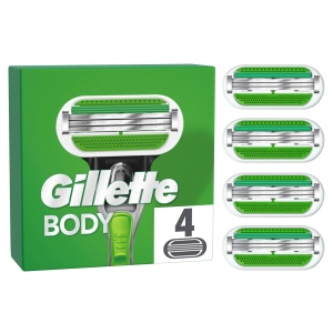 Gillette Body Lame de Ras 3-Lame PowerGlide Compatibile Mach3