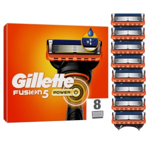 Gillette Fusion5 Power Rezerve 8 Lame Barbati Ras Glatime si Confort