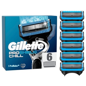 Gillette ProShield Chill Lame de ras pentru barbati 6 rezerve tehnologie de racire