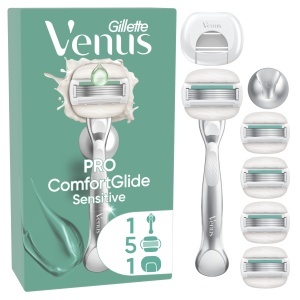 Gillette Venus Pro ComfortGlide Sensitive Ras pentru femei cu 5 lame si Aloe Vera