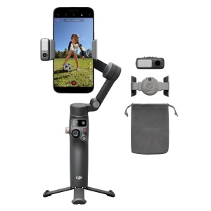 Gimbal pentru smartphone DJI Osmo Mobile 8 cu tracking avansat, 360 rotatie, 10 ore autonomie