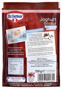 Glazura de Iaurt Dr. Oetker 150g - Gust Fin si Acidulat pentru Prajituri si Deserturi - Img 6