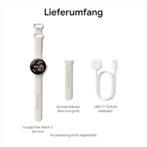Google Pixel Watch 3 45mm Smartwatch Android Hazel Wi-Fi Monitorizare Ritm Cardiac - Img 13