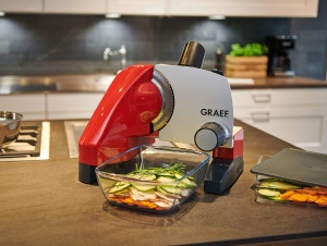 GRAEF. Feliator de alimente S50001 cu cutie de depozitare si accesoriu MiniSlice, alb - Img 9