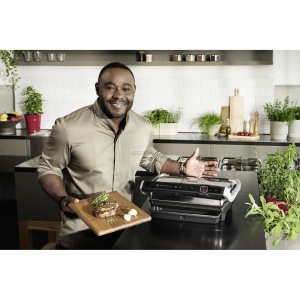 Gratar de contact Tefal OptiGrill Elite XL, 16 programe, Afisaj digital cu indicator de nivel de gatit, Placi XL detasabile, Gratar electric, Otel inoxidabil, GC760D12 - Img 3