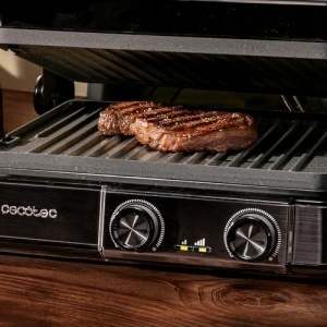 Gratar electric Cecotec RocknGrill 2200W Placi antiaderente Deschidere 180 grade - Img 11