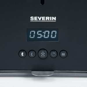 Gratar electric Severin WT 5005, 2 wuste, inoxnegru, 5 minute - Img 7