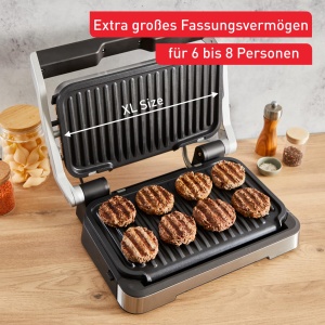 Gratar electric Tefal OptiGrill 4in1 XL GC784D10 12 programe functie cuptor antiaderent - Img 6
