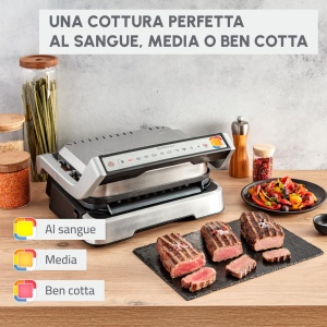 Gratar inteligent Moulinex OptiGrill 4-in-1 GI776D10 2100W Functie cuptor - Img 4