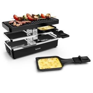 Gratar Raclette Tefal Plug Share RE2308, 400W, 2 Persoane, NegruSilver