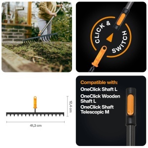 Grebla Fiskars OneClick 16 Dinti pentru Sol Sistem Modular - Img 2