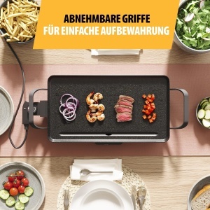 Grill de masa Tristar BP-2667, 46 x 26 cm, termostat reglabil, antiaderent - Img 6