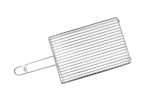 Grill dublu IBILI pentru Kokotxas, 30 x 20 cm, din otel inoxidabil