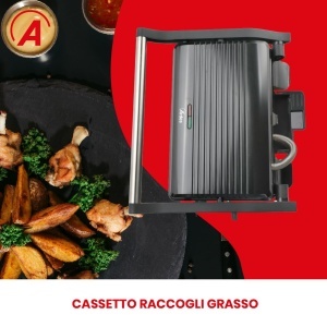 Grill Electric Ardes SFIZIO Flex 1000 W, Antiaderent, Negru - Img 7