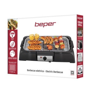 Grill electric Beper P101BBQ001, 2000W, suprafata XXL 41,5 x 24 cm, rauchfreies - Img 8
