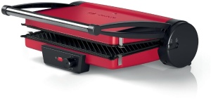 Grill Electric Bosch TCG4104, 2000 W, 3-in-1, Compact, Rosu - Img 7