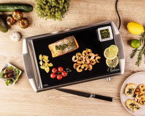 Grill electric Rommelsbacher CG 2303E 2000W Temperatura reglabila 380degC - Img 2