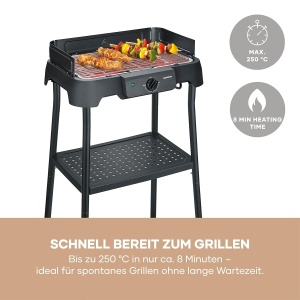 Grill electric Severin PG 8594, 2000W, 38x22cm, negru - Img 6