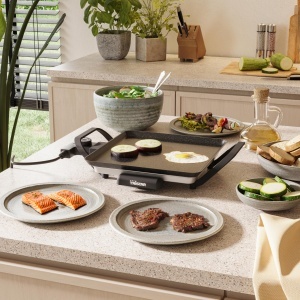Grill electric Tristar Slim S BP-2666, suprafata de gatit 28 x 28 cm, termostat reglabil - Img 2