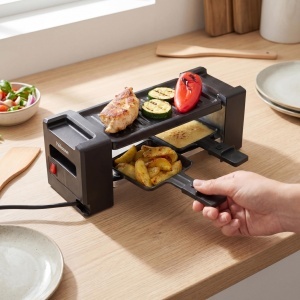 Grill Mini Raclette Tristar RA-2751, 400 W, pentru 2 persoane, compact - Img 4