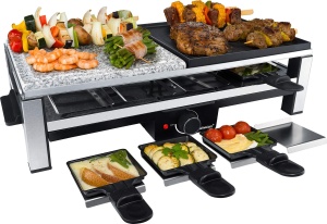 Grill Raclette Steba RC 108, 2000 W, 8 Pfannchen, 25 x 25 cm