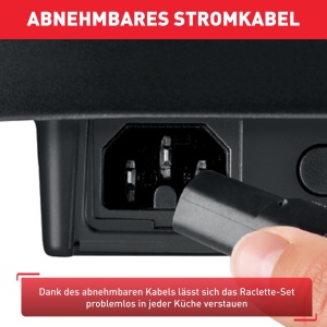 Grill Raclette Tefal Ambiance, 10 persoane, 1350W, negru, inox - Img 8
