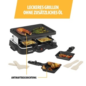 Grill Raclette Tristar RA-2949, 500 W, 4 persoane, compact, antiaderent - Img 7