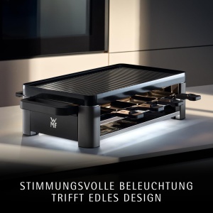 Grill Raclette WMF Master 8 Persoane, 1500 W, Negru Mat, Cu Control Temperatura - Img 4