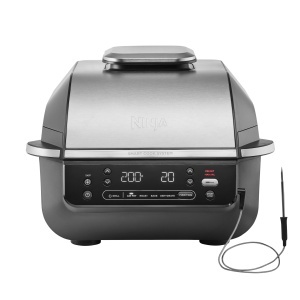 Grill si Friteuza Ninja 5-in-1 EG351EU 57L Termometru Digital NegruArgintiu
