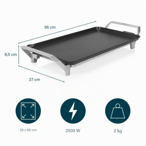 Grill Teppanyaki Princess Premium XL, 46x26 cm, 2500 W - Img 3