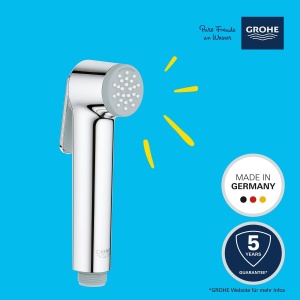 GROHE Vitalio 26351000 Dus Bidet Crom cu Suprafata Durabila si Sistem Anticalcar - Img 2