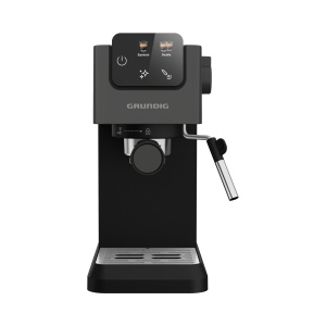 GRUNDIG KSM 4330 Portafiltru cu duza de spumare a laptelui, espressor, pentru cafea macinata, rezervor de apa detasabil, afisaj tactil, putere 1626 W, functie de memorie, negru - Img 2